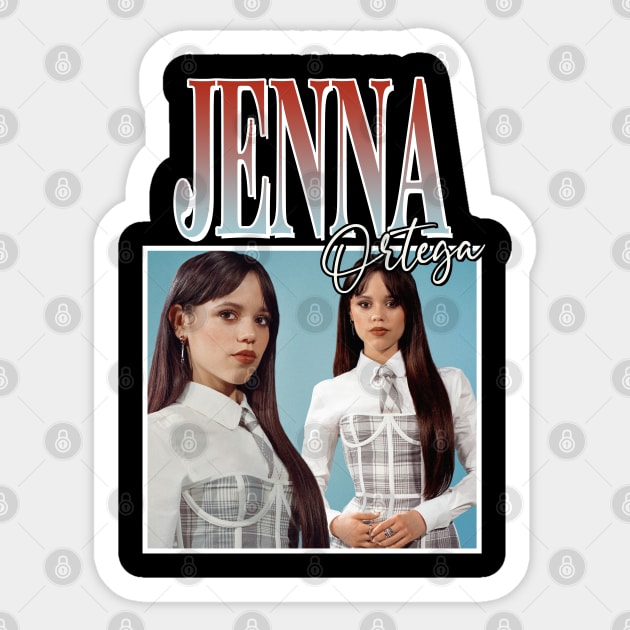 Jenna Ortega Sticker by TeesBySilvia